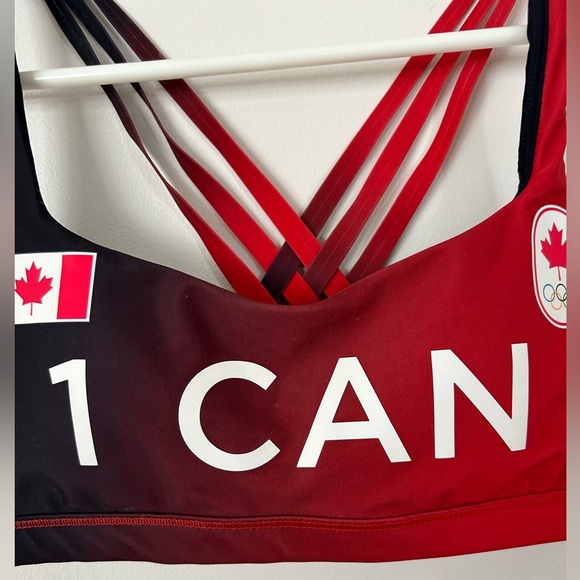 Lululemon Game Day Top (Fan Gear) - Fade To Glory Black Red, Size 4 - Picture 7 of 11